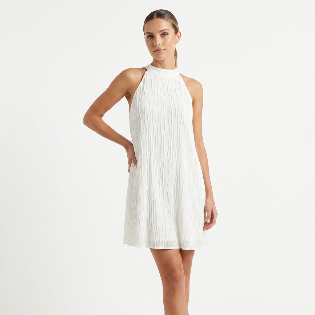 Elara Halter Mini Dress