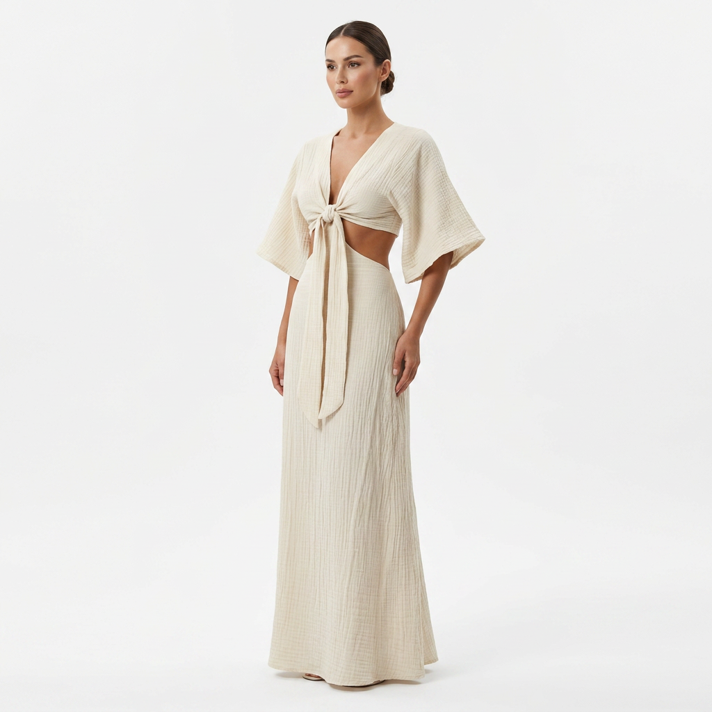 Isla Tie Maxi Dress