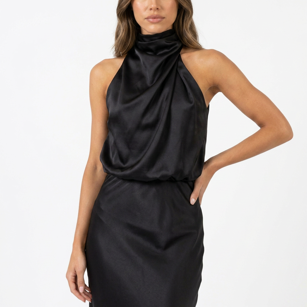Seraphina Satin Maxi Dress