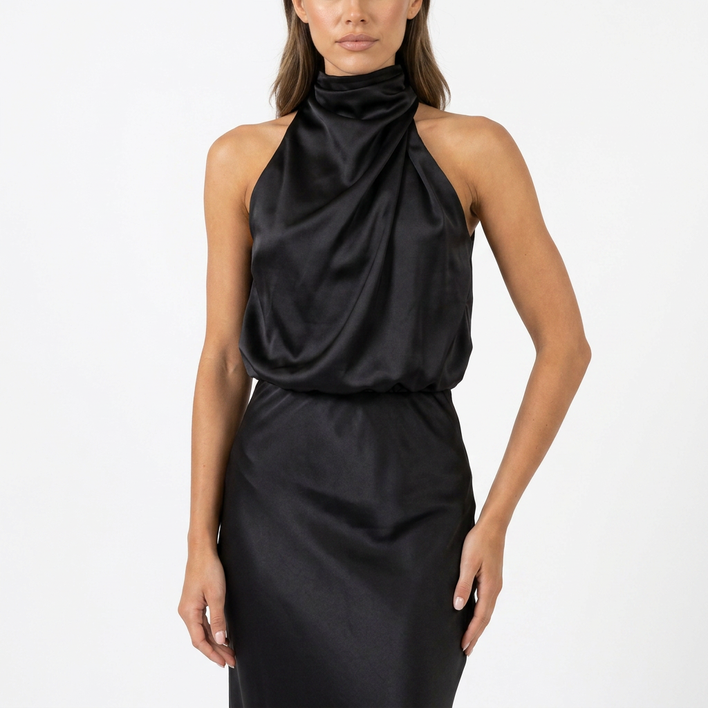 Seraphina Satin Maxi Dress